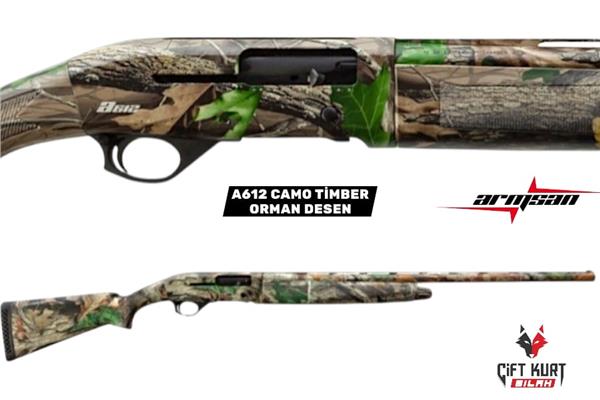 ARMSAN A612 CAMO TİMBER ORMAN DESEN OTOMATİK YİVSİZ AV TÜFEĞİ